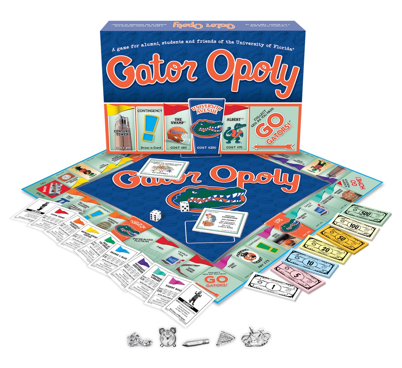 Late for the Sky: University of Florida Gator Opoly Monopoly Board Game